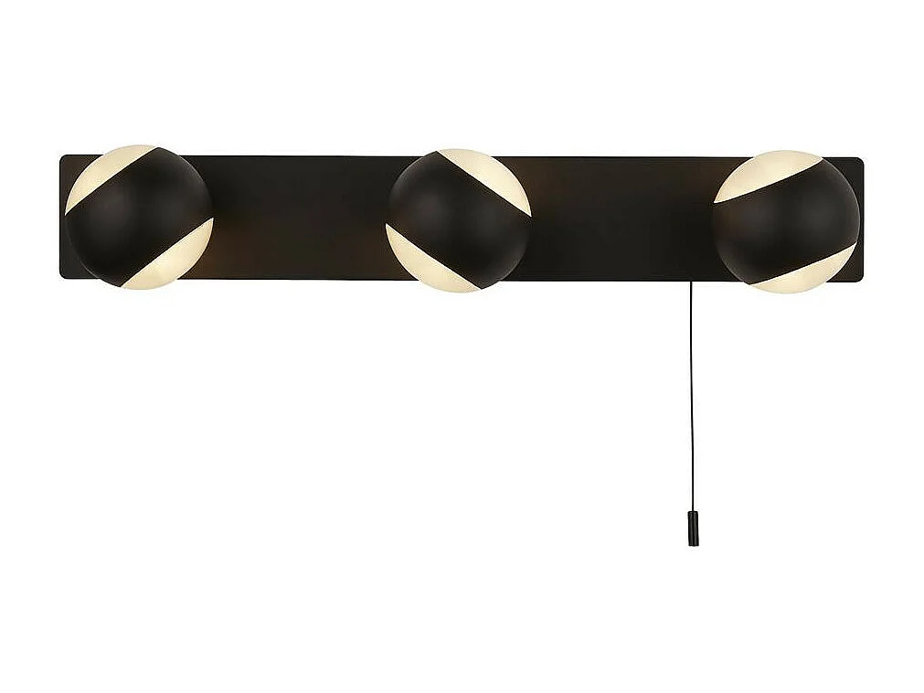 Searchlicht Flare 3-flammige Badezimmer-Wandleuchte IP44