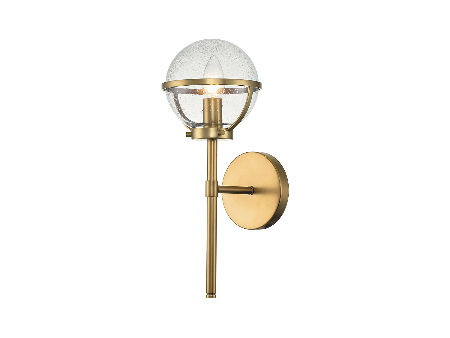 Elstead Hinkley Hollis Badezimmer-Wandleuchte Heritage Messing, IP44