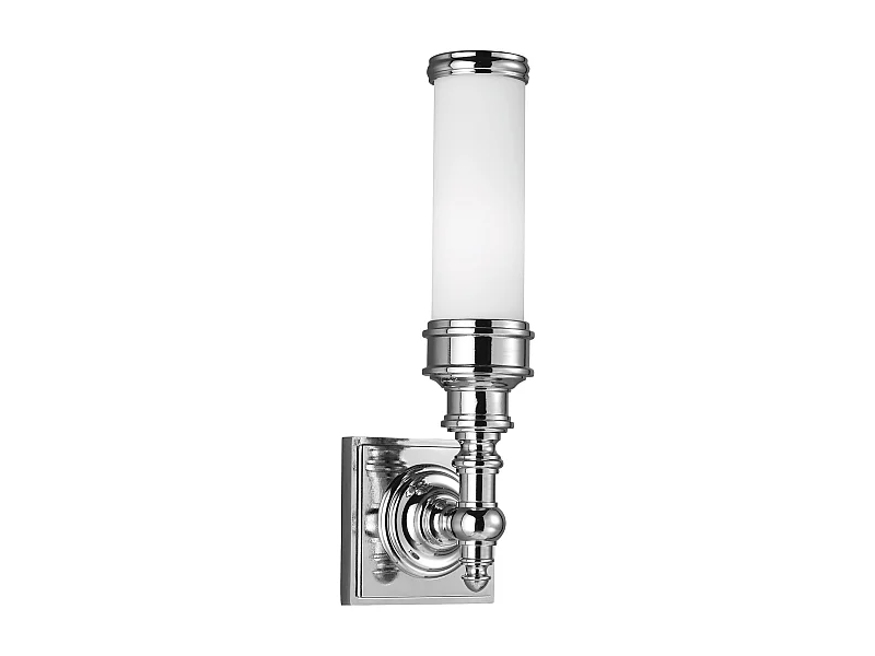 Elstead Payne Ornate 1 ljus inomhusvägglampa polerad krom IP44, G9