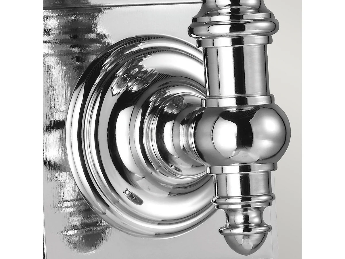 Elstead Payne Ornate 1 ljus inomhusvägglampa polerad krom IP44, G9