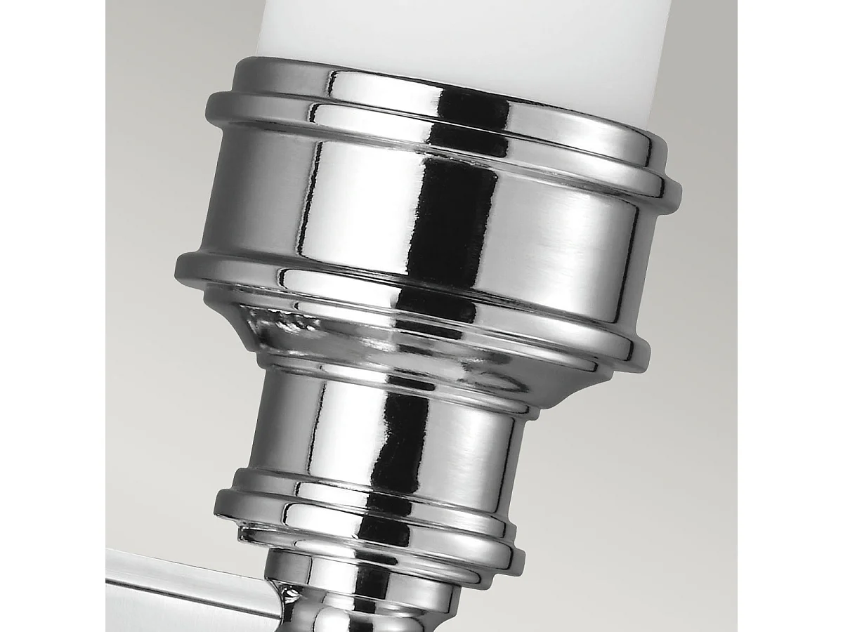 Elstead Payne Ornate 1 ljus inomhusvägglampa polerad krom IP44, G9