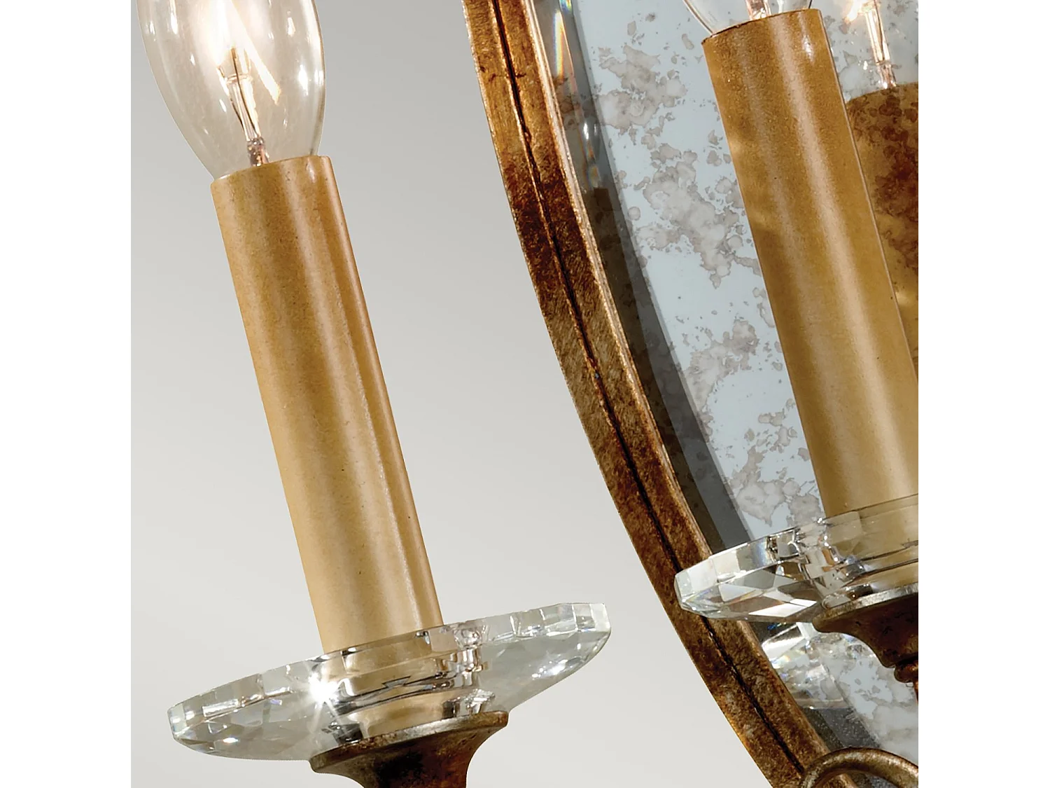 Elstead Valentina - 3 Licht Innenkerze Wandleuchte Bronze, E14