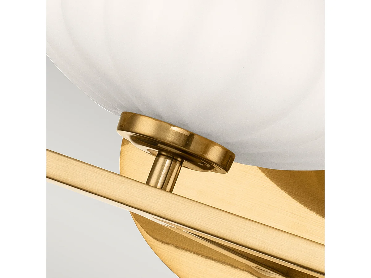 Elstead Kichler Pim Badezimmer-Wandleuchte Fox Gold, 3000K, IP44