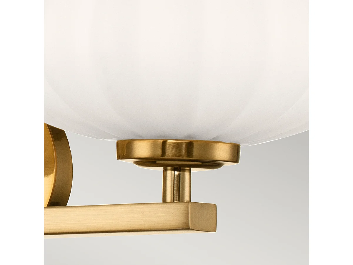 Elstead Kichler Pim Badezimmer-Wandleuchte Fox Gold, 3000K, IP44