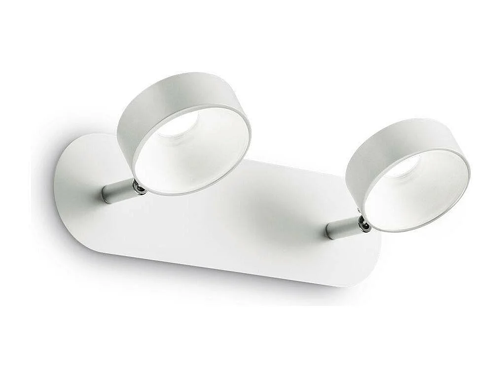 Ideal Lux Oby Applique Murale LED 2 Lumière Blanc