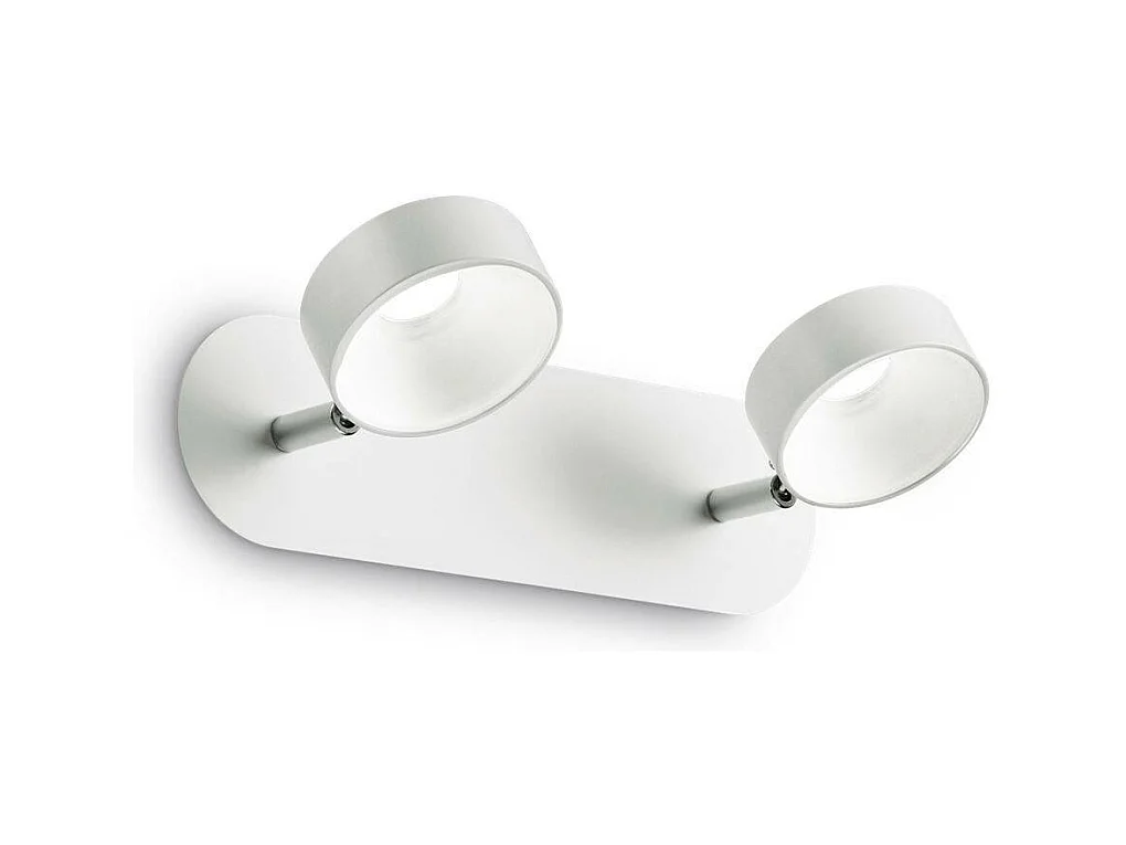 Ideal Lux Oby - Applique LED a 2 luci Bianco