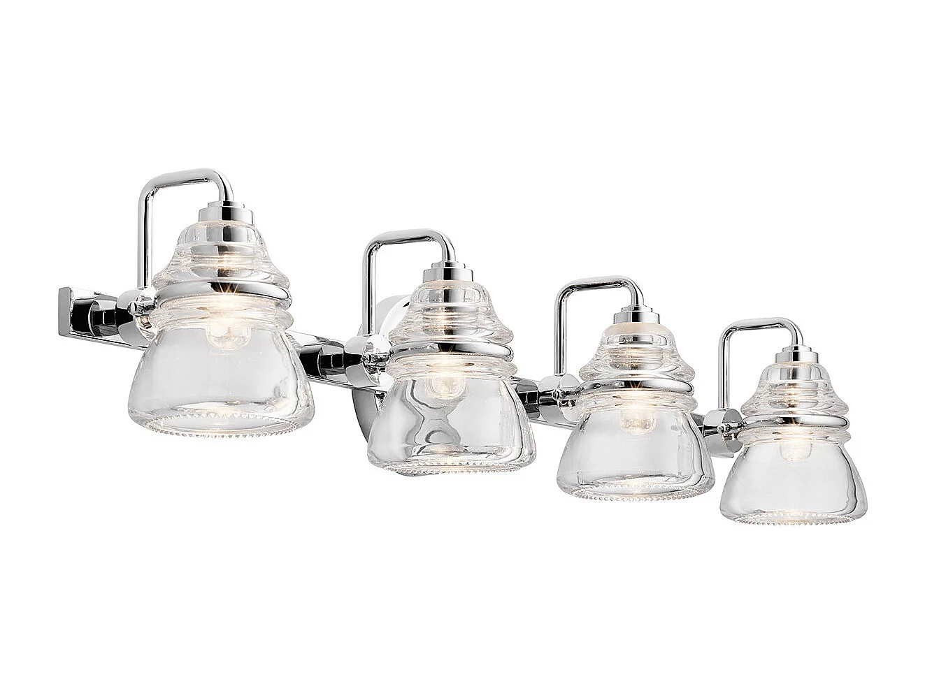 Elstead Kichler Talland Badezimmer-Wandleuchte Chrom poliert, IP44