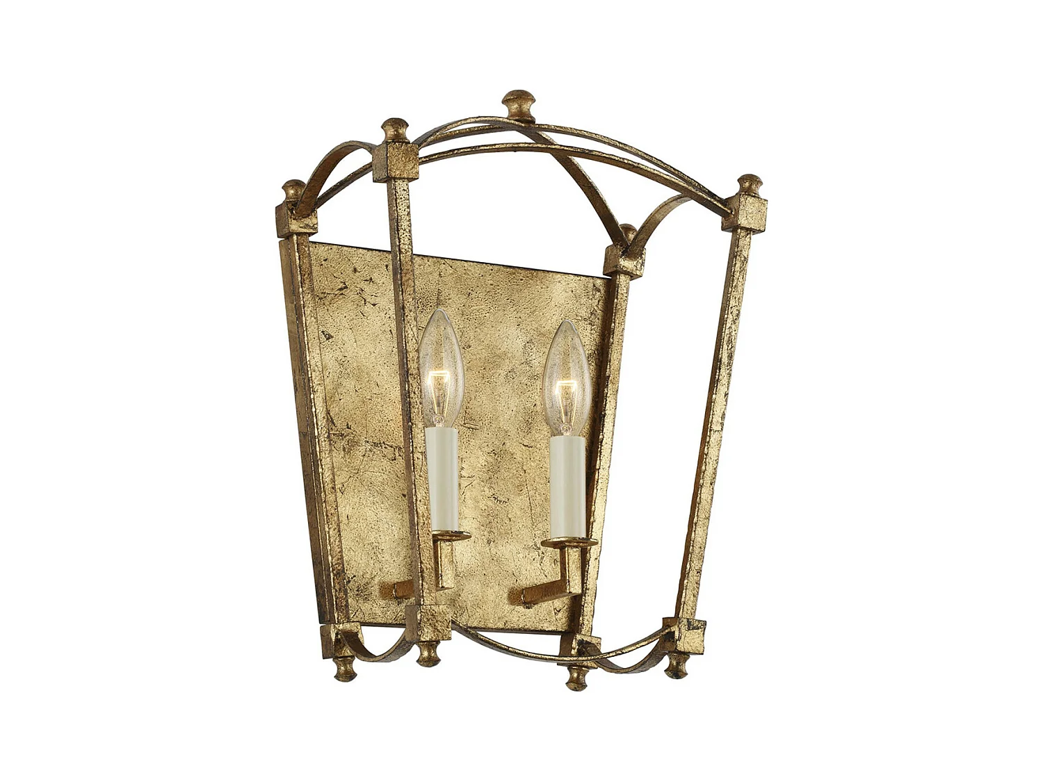 Elstead Feiss Thayer Kerzenwandleuchte Antik Gold