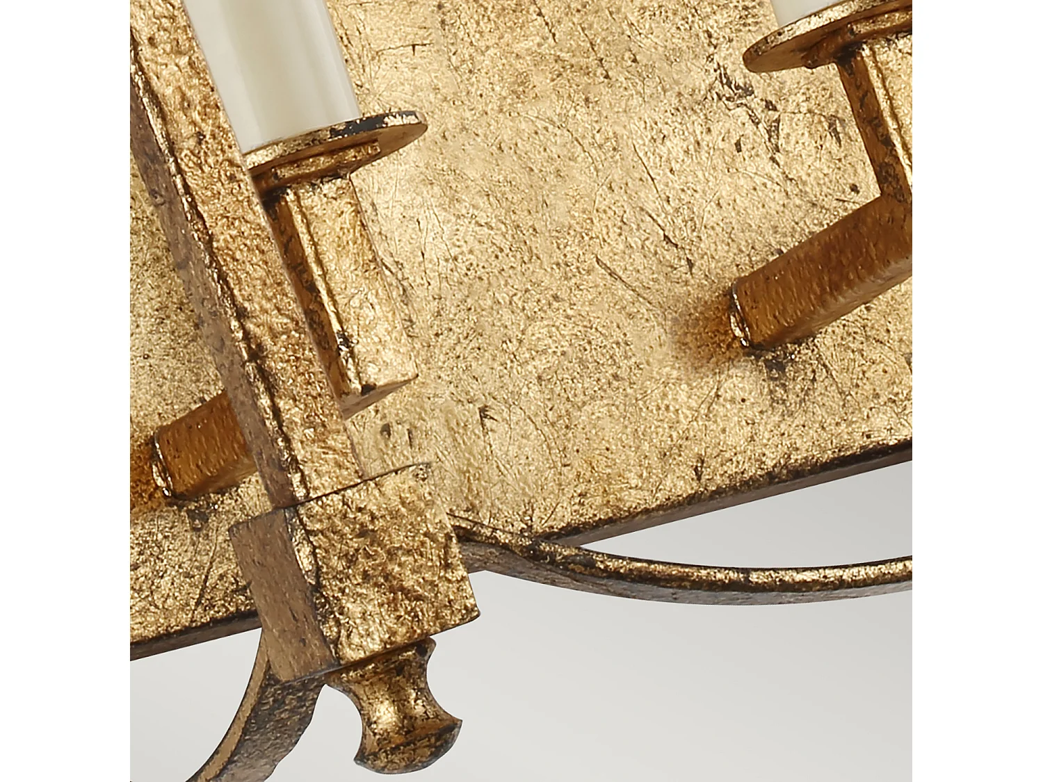 Elstead Feiss Thayer Kerzenwandleuchte Antik Gold