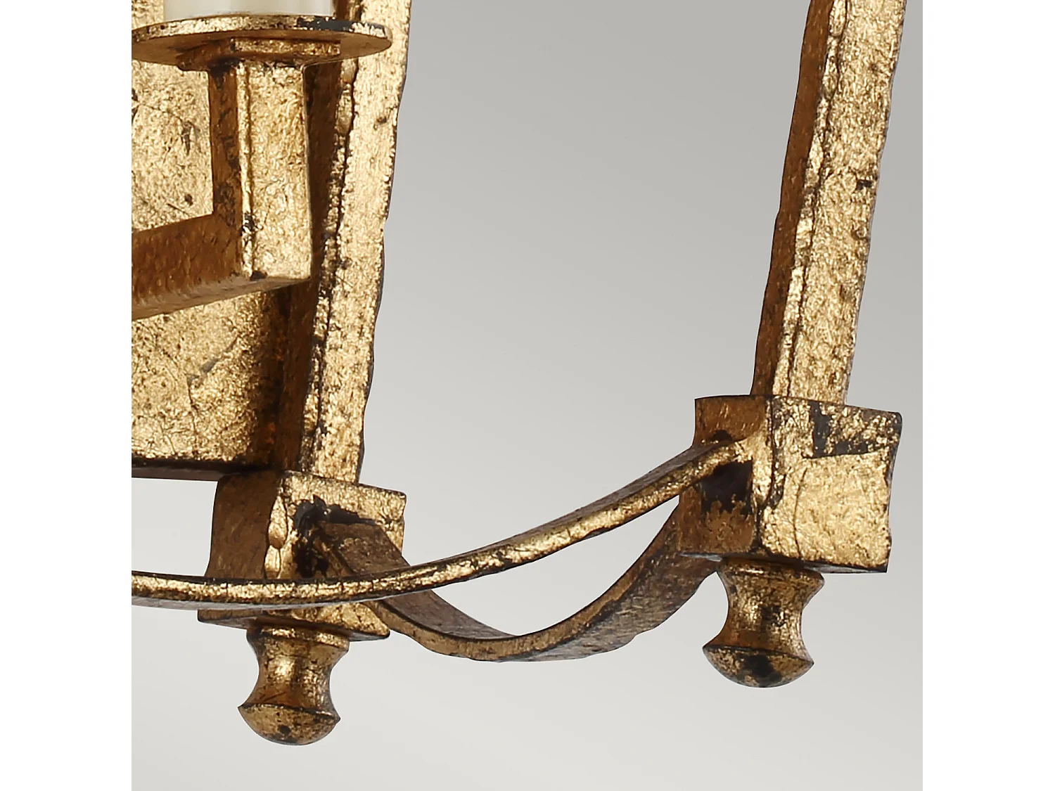 Elstead Feiss Thayer Kerzenwandleuchte Antik Gold