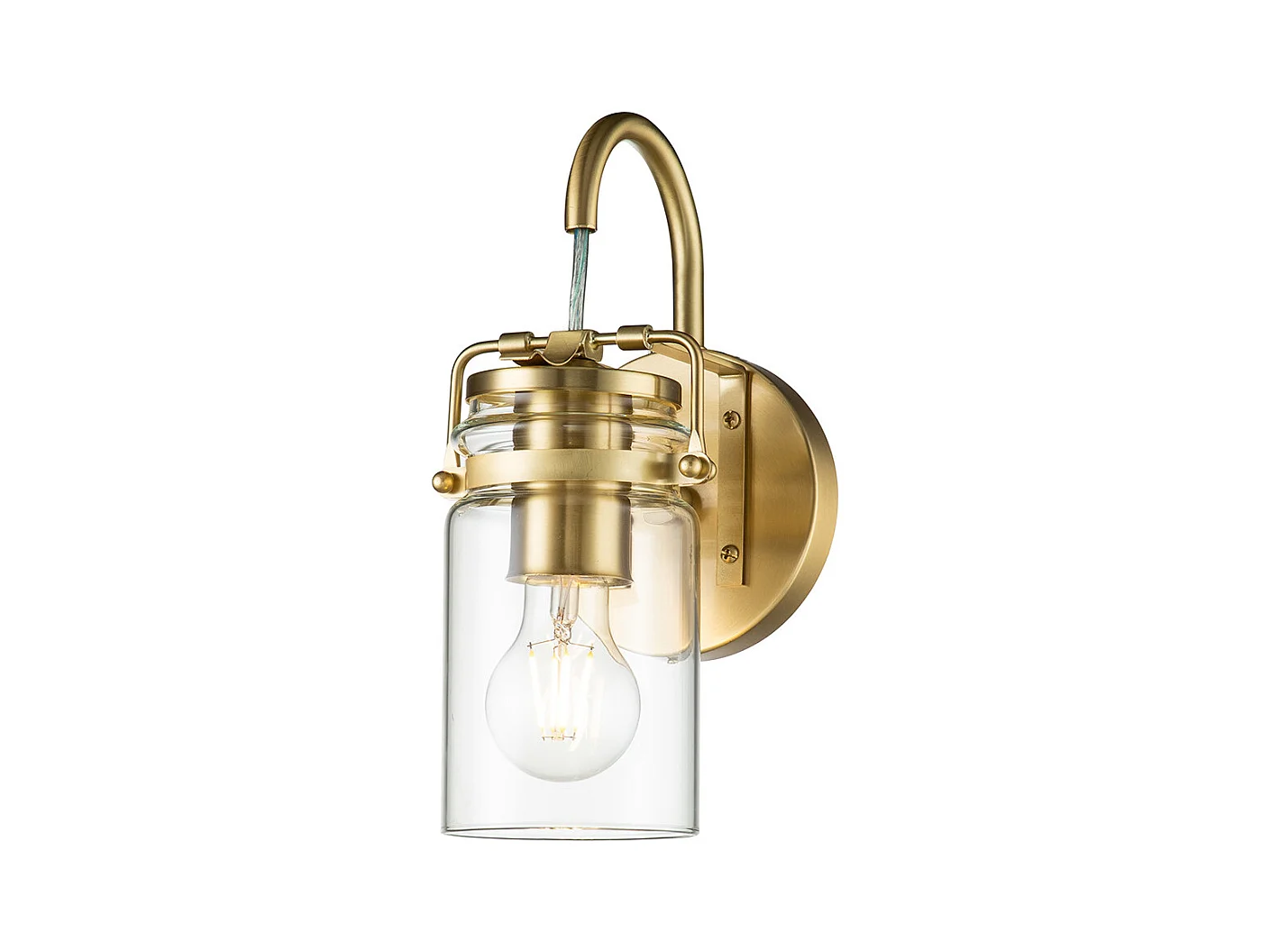 Elstead Kichler Brinley Lampada da parete in ottone spazzolato