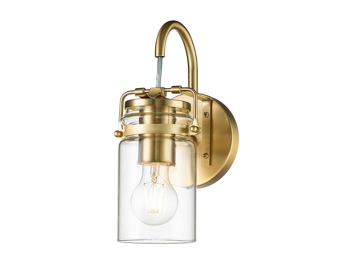 Elstead Kichler Brinley Lampada da parete in ottone spazzolato