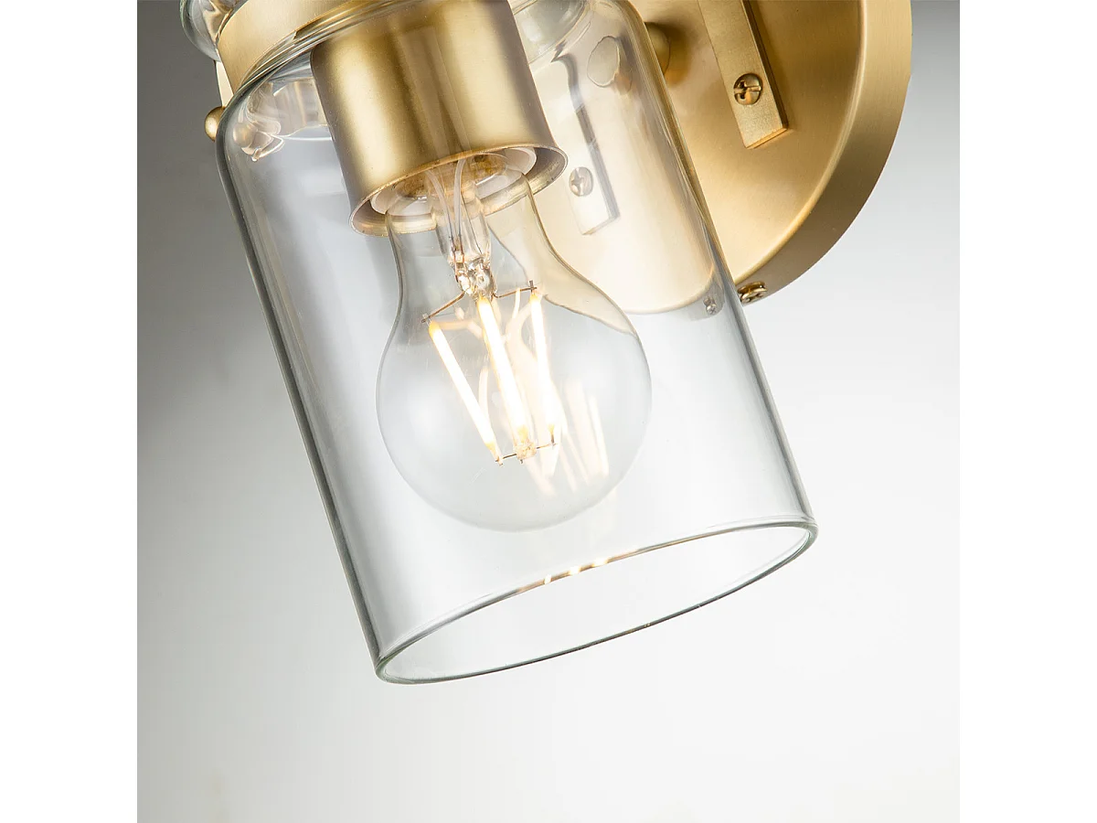 Elstead Kichler Brinley Lampada da parete in ottone spazzolato