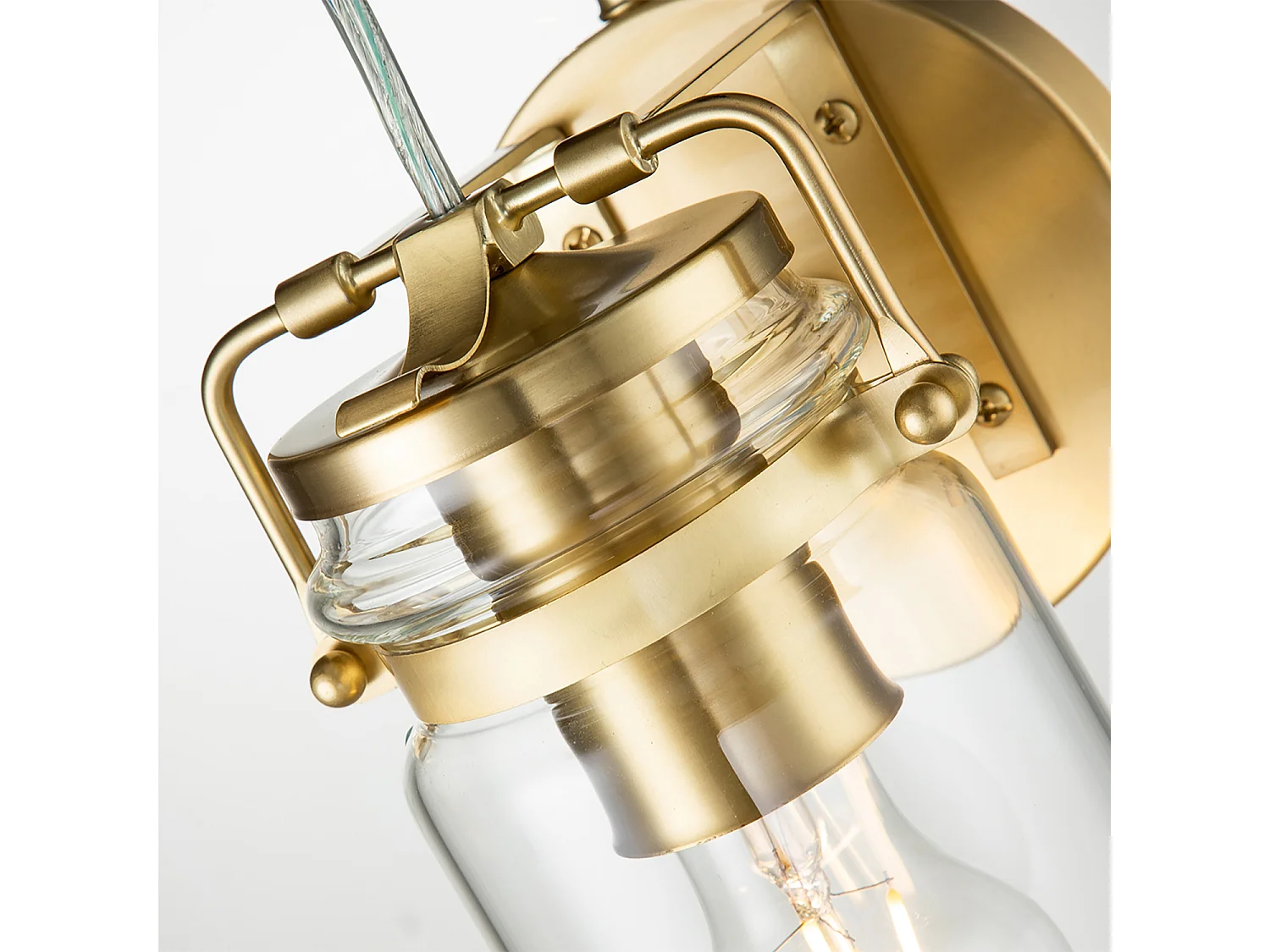 Elstead Kichler Brinley Lampada da parete in ottone spazzolato