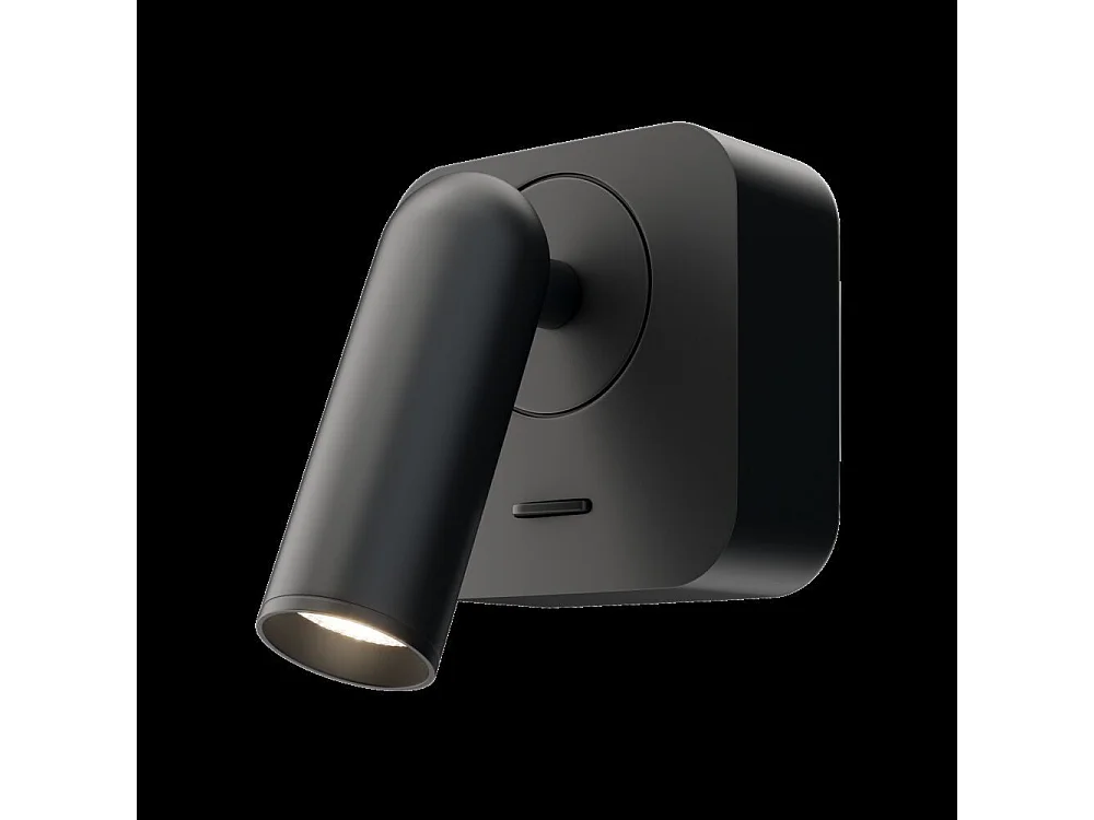 Maytoni Mirax Lampada da parete da lettura nera a LED integrata Mirax tecnica