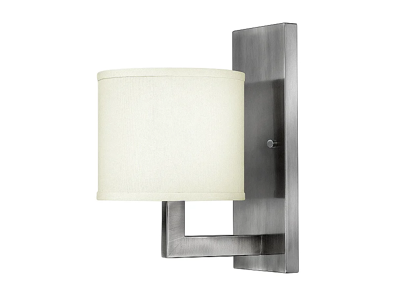 Elstead Hampton - 1 Licht Innenwandleuchte Antik Nickel, E27