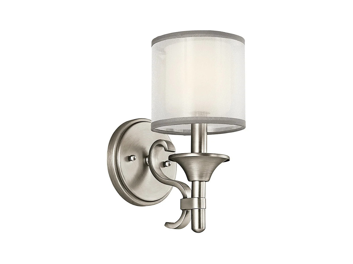 Applique a 1 luce Elstead Lacey, peltro antico, E14
