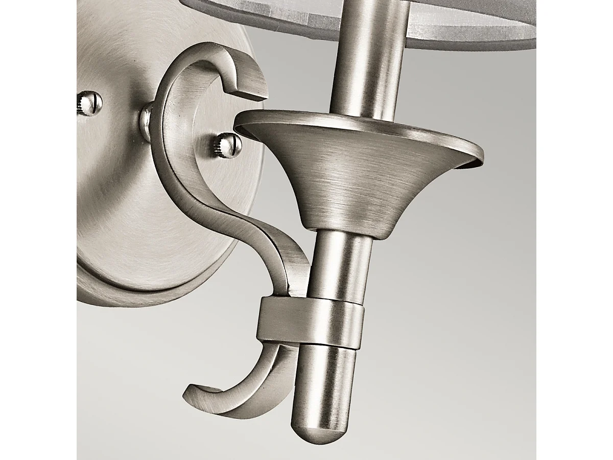 Elstead Lacey 1 Licht Wandleuchte, Antik Zinn, E14