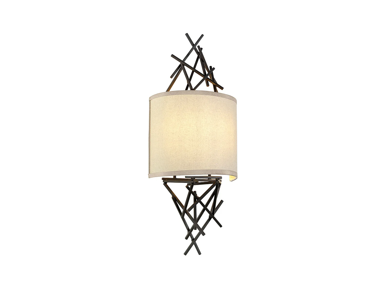 Taiko 2 Licht Wandleuchte Olde Bronze