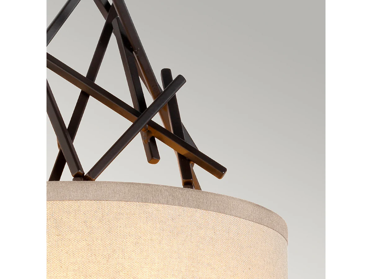 Taiko 2 Licht Wandleuchte Olde Bronze