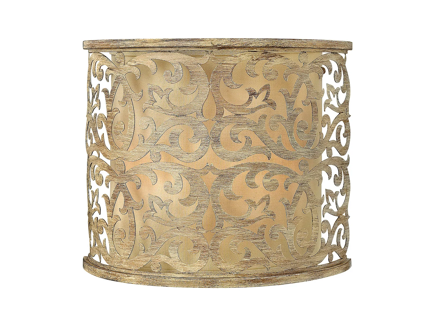 Elstead Carabel Applique murale d'intérieur à 2 ampoules champagne brossé, E14