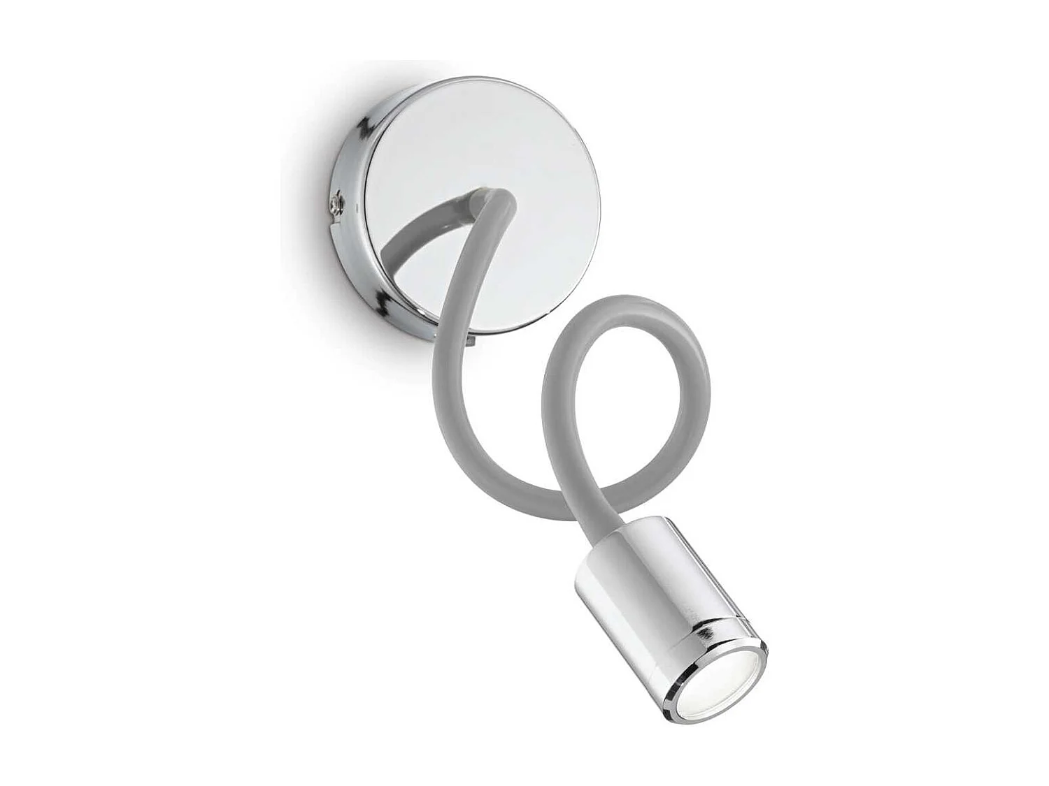 Ideal Lux Focus-1 - Lámpara de lectura de pared LED 1 luz Cromado