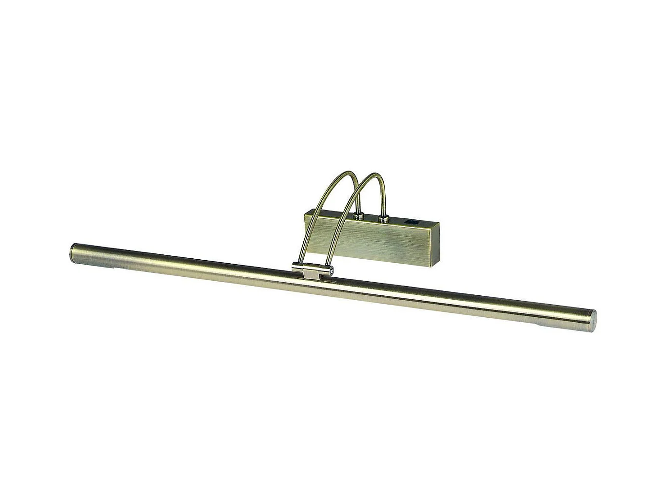 Searchlicht Picture lichts - 1 Licht verstellbare Bildwandleuchte Antik Messing