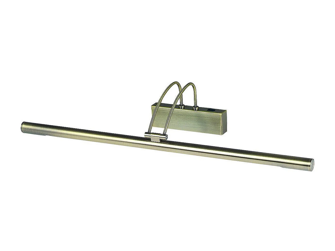 Searchlicht Picture lichts - 1 Licht verstellbare Bildwandleuchte Antik Messing