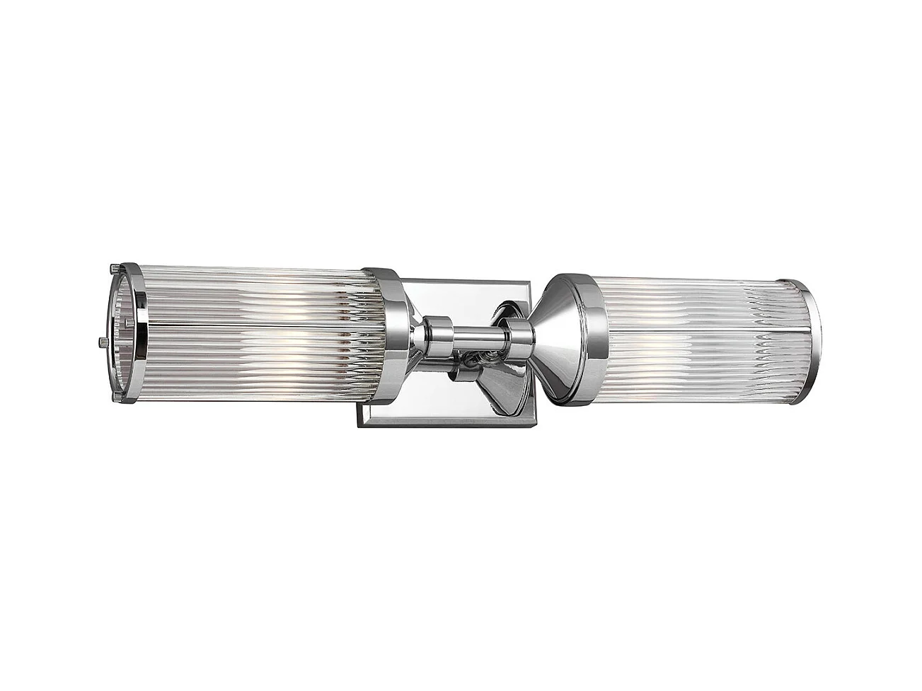 Elstead Paulson - Applique da interno a 2 luci Cromo IP44, G9