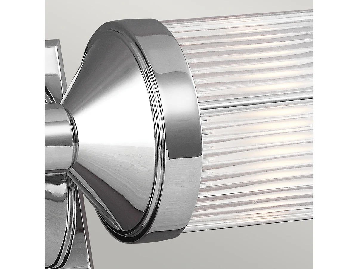 Elstead Paulson - Applique da interno a 2 luci Cromo IP44, G9