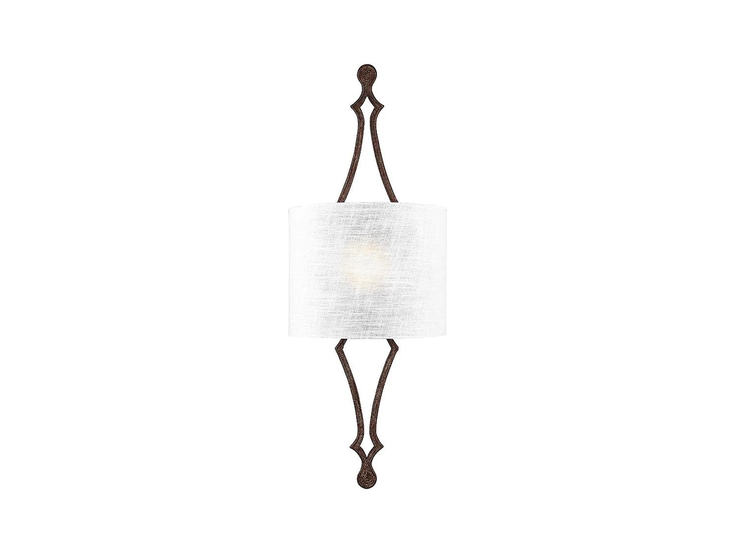 Elstead Tilling - Applique da interno a 1 luce in ferro, attacco E27