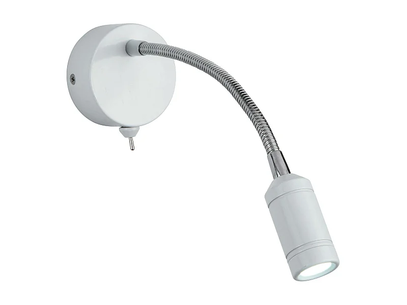 Searchlicht - LED 1 licht Indoor Einstellbare Wandleseleuchte Weiß