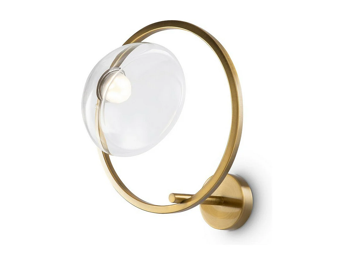 Maytoni Lunare II Lampada da parete moderna a LED integrata Ottone 3000K