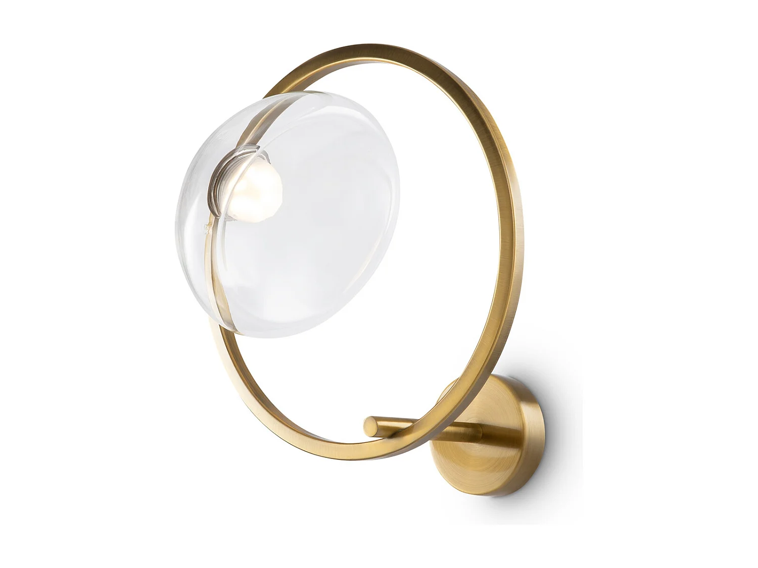 Maytoni Lunare II Moderne integrierte LED-Wandleuchte Messing 3000K