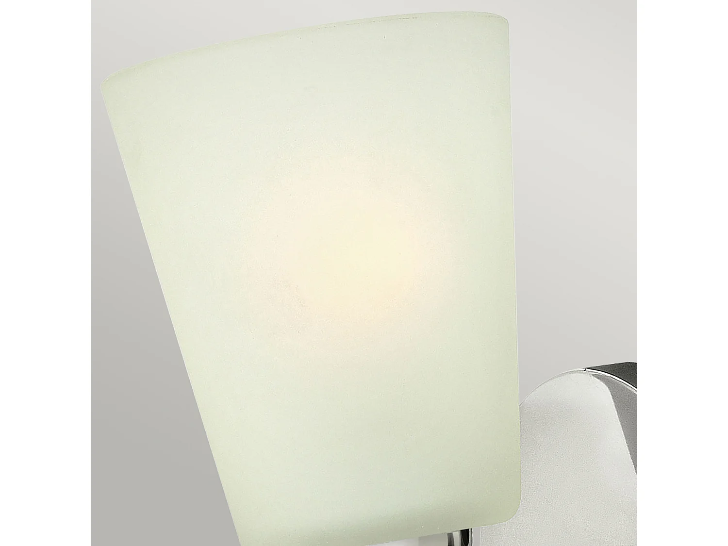 Elstead Zelda - 1 Licht Wandleuchte aus poliertem Nickelglas, E27