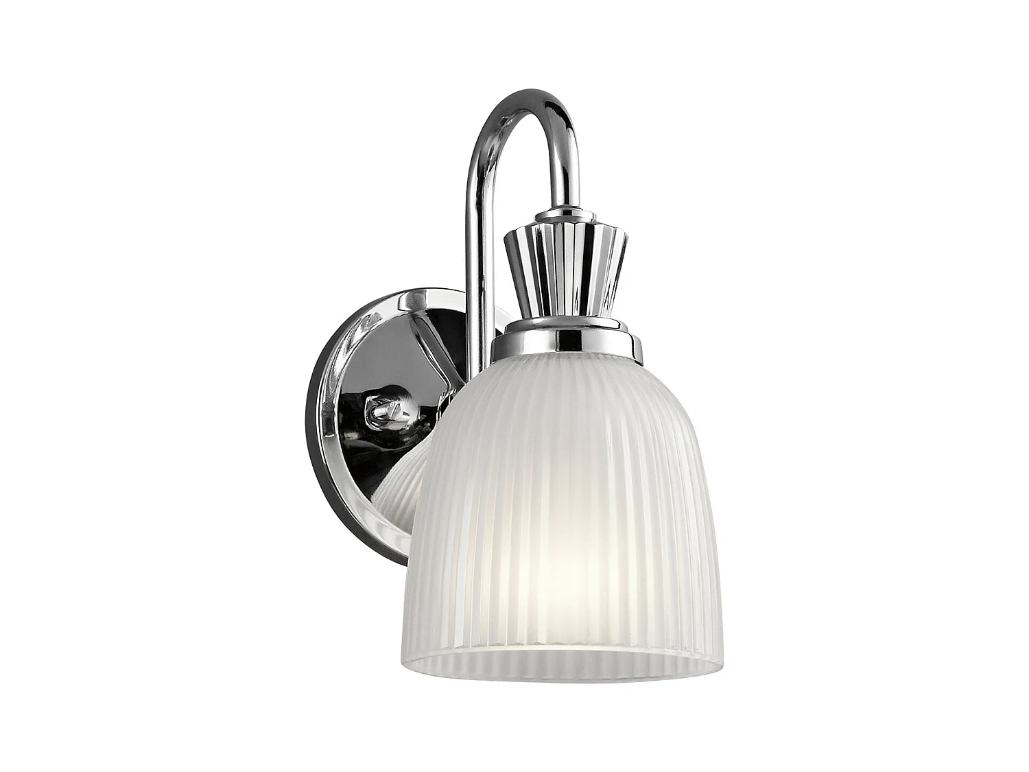 Elstead Cora - Applique da parete per bagno 1 luce Cromo lucido IP44, G9