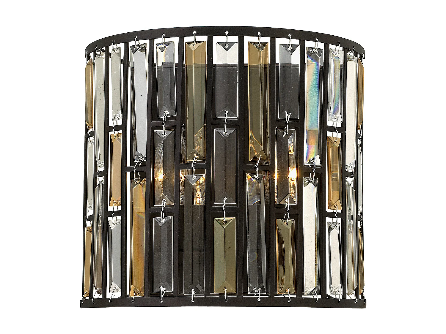 Elstead Gemma - Applique da interno a 2 luci vintage bronzo, attacco E14