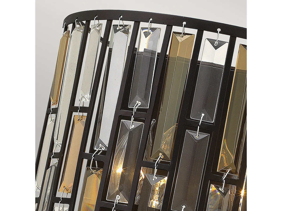 Elstead Gemma - Applique da interno a 2 luci vintage bronzo, attacco E14