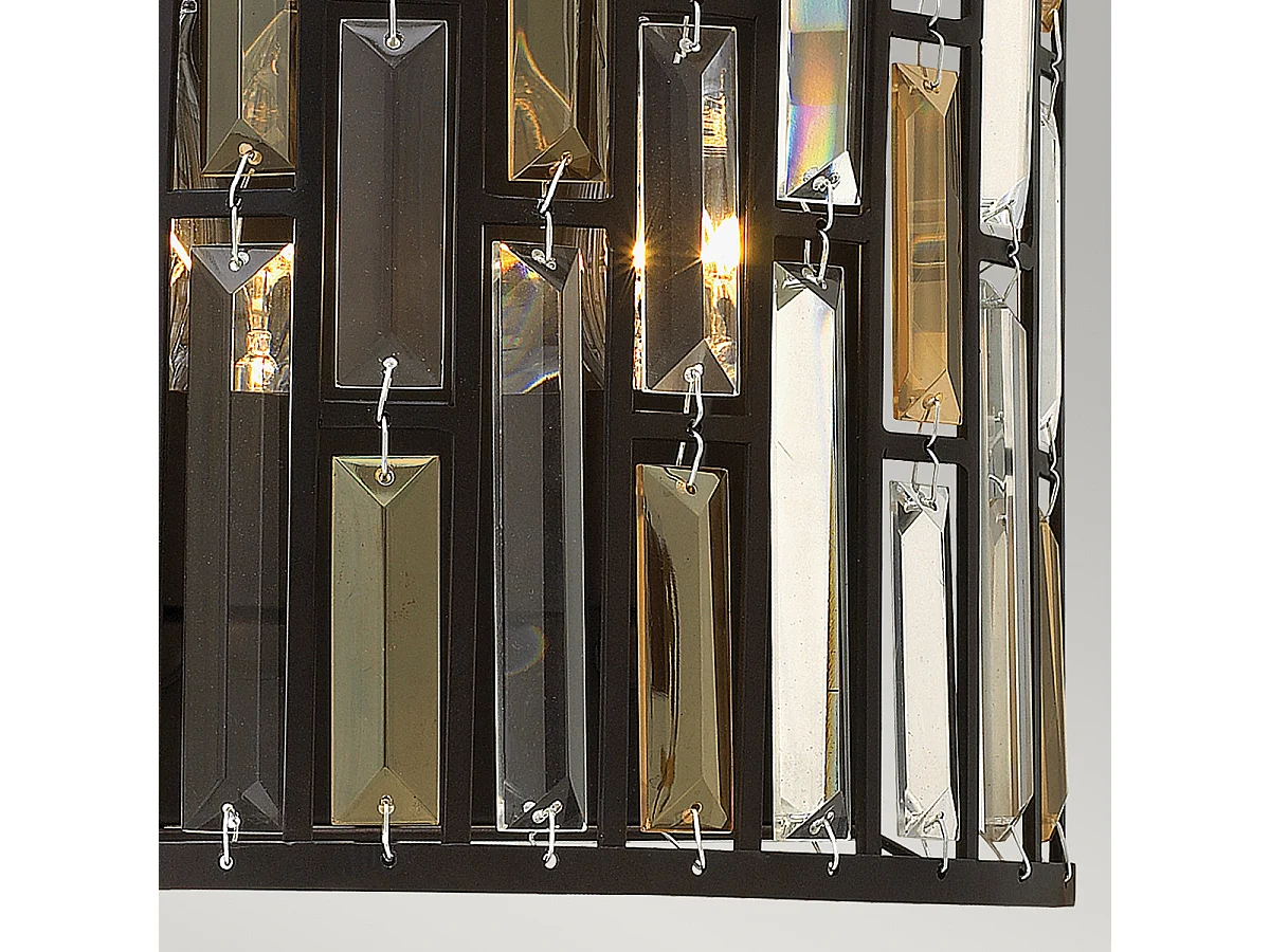 Elstead Gemma - Applique da interno a 2 luci vintage bronzo, attacco E14