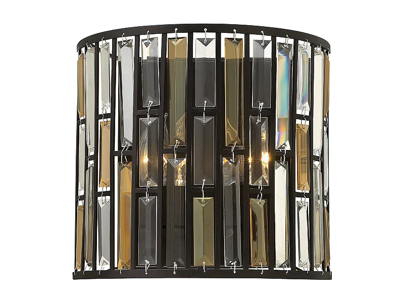 Elstead Gemma - Applique da interno a 2 luci vintage bronzo, attacco E14