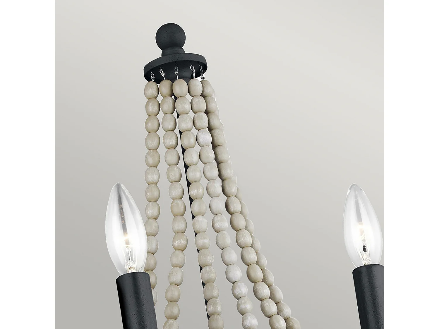 Elstead Feiss Nori Kerzenwandlampe Dunkel verwittertes Zink mit Treibholzgrau