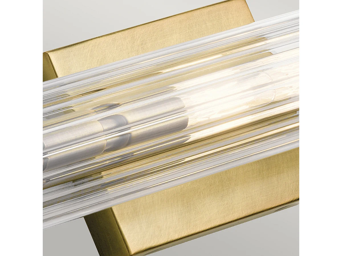 Elstead Kichler Azores Lampada da parete per bagno in ottone naturale, IP44