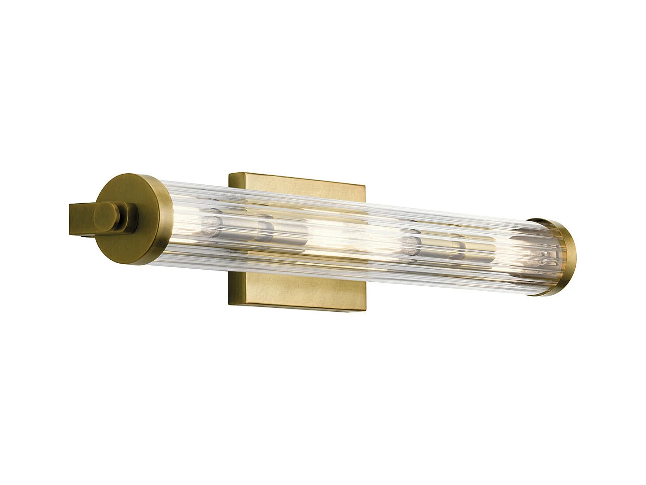 Elstead Kichler Azores Badezimmer Wandleuchte Messing natur, IP44