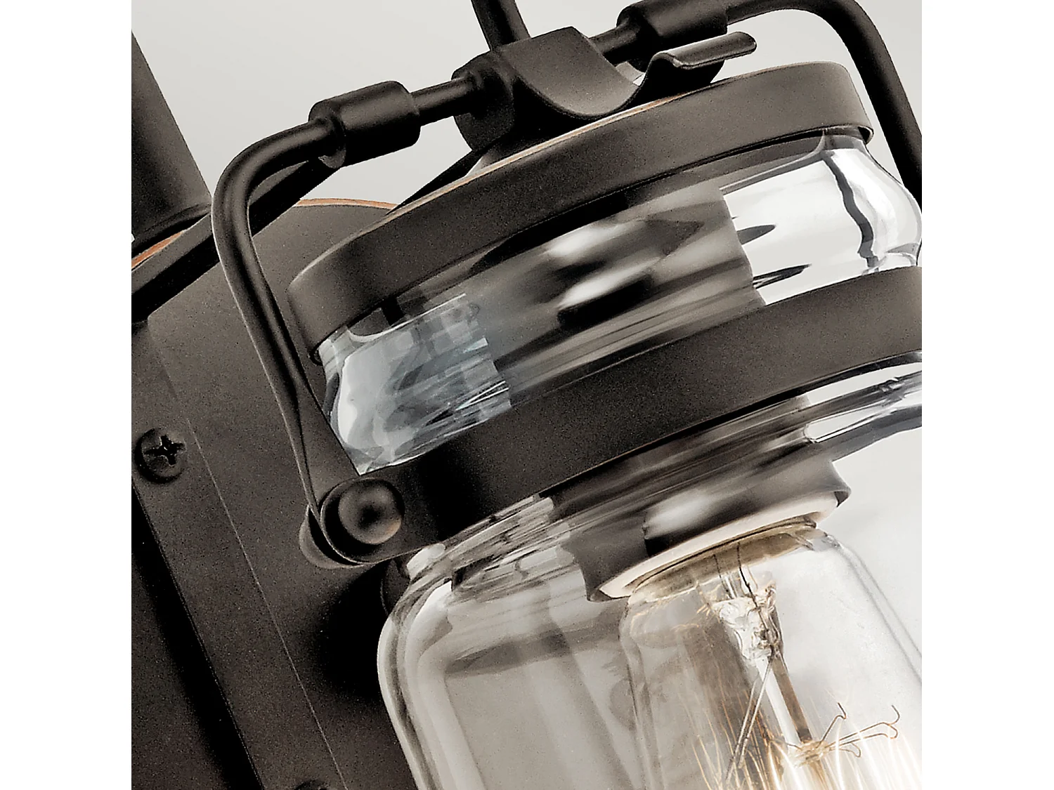 Elstead Brinley 1 Lätt Vägglampa Olde Bronze, E27