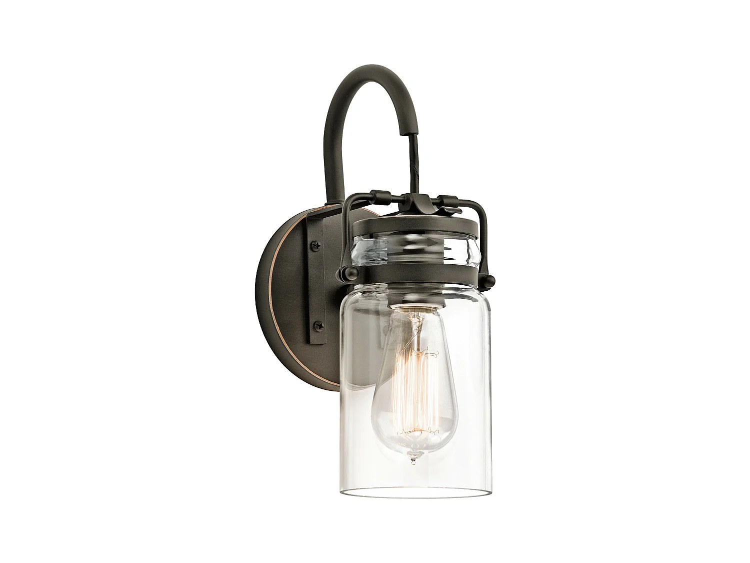Elstead Brinley - 1 Licht Wandleuchte Olde Bronze, E27