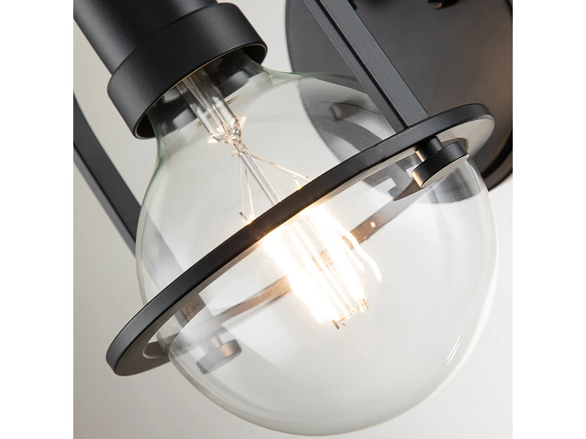 Elstead Hinkley Somerset Wandleuchte Schwarz