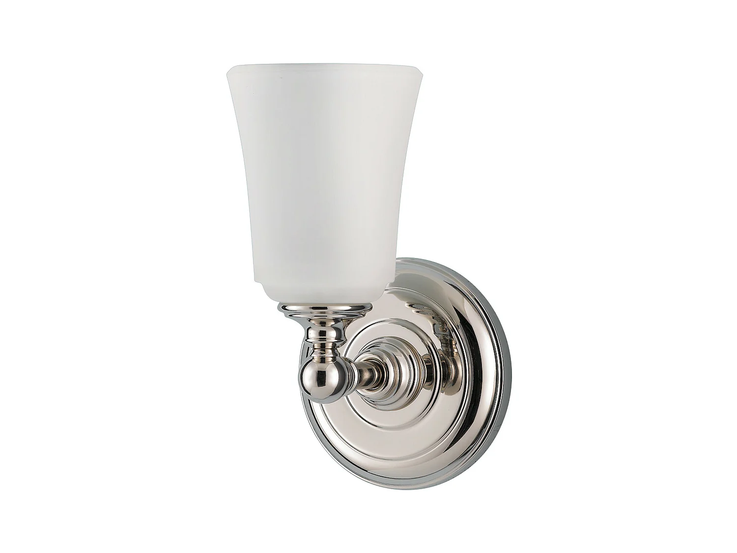 Elstead Huguenot Lake - 1 applique da parete per bagno sopra specchio cromato lucido IP44, G9