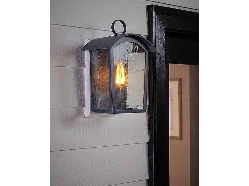 Elstead Huguenot Lake 1 ljus badrum över spegel Vägglampa polerad krom IP44, G9