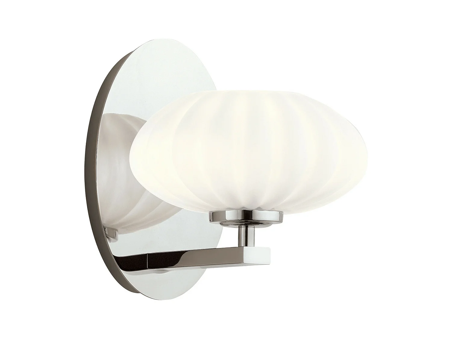 Elstead Kichler Pim Lampada da parete per bagno Cromo lucido, 3000K, IP44