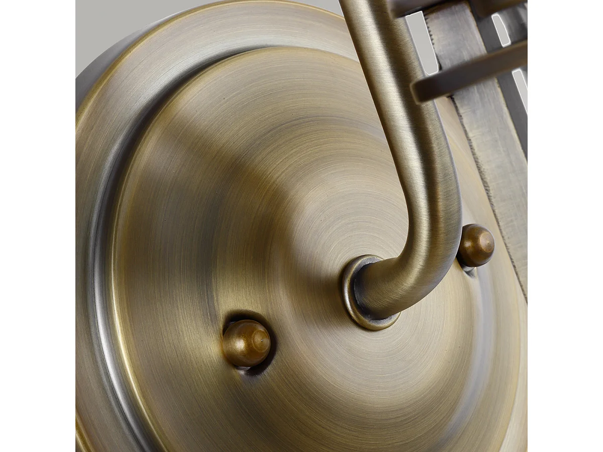 Urban Restoration Feiss 1 licht Wandleuchte Dark Antik Messing IP44